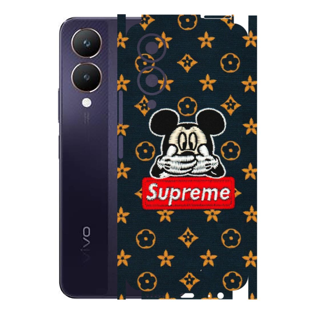 VIVO Y Series Phone Skins (All Models) - Mickey Supreme - Matte Finish (M-83) Vivo Y28 5G