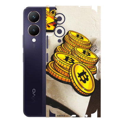 VIVO Y Series Phone Skins (All Models) - Billionaire Bitcoin Collection - Matte Finish (M-92) Vivo Y28 5G