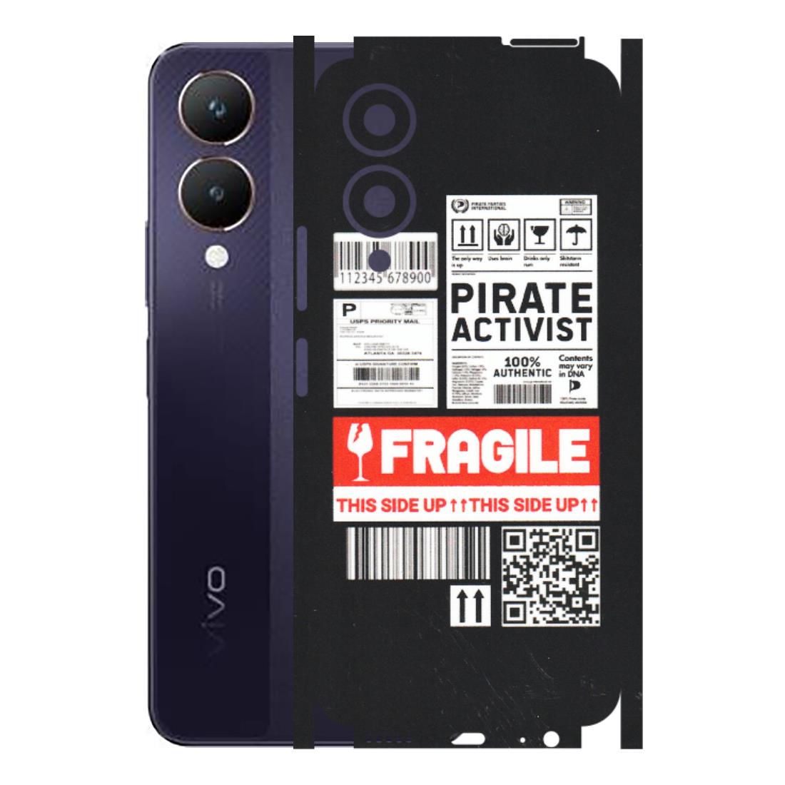 VIVO Y Series Phone Skins (All Models) - Handle With Care - Matte Finish (M-99) Vivo Y28 5G