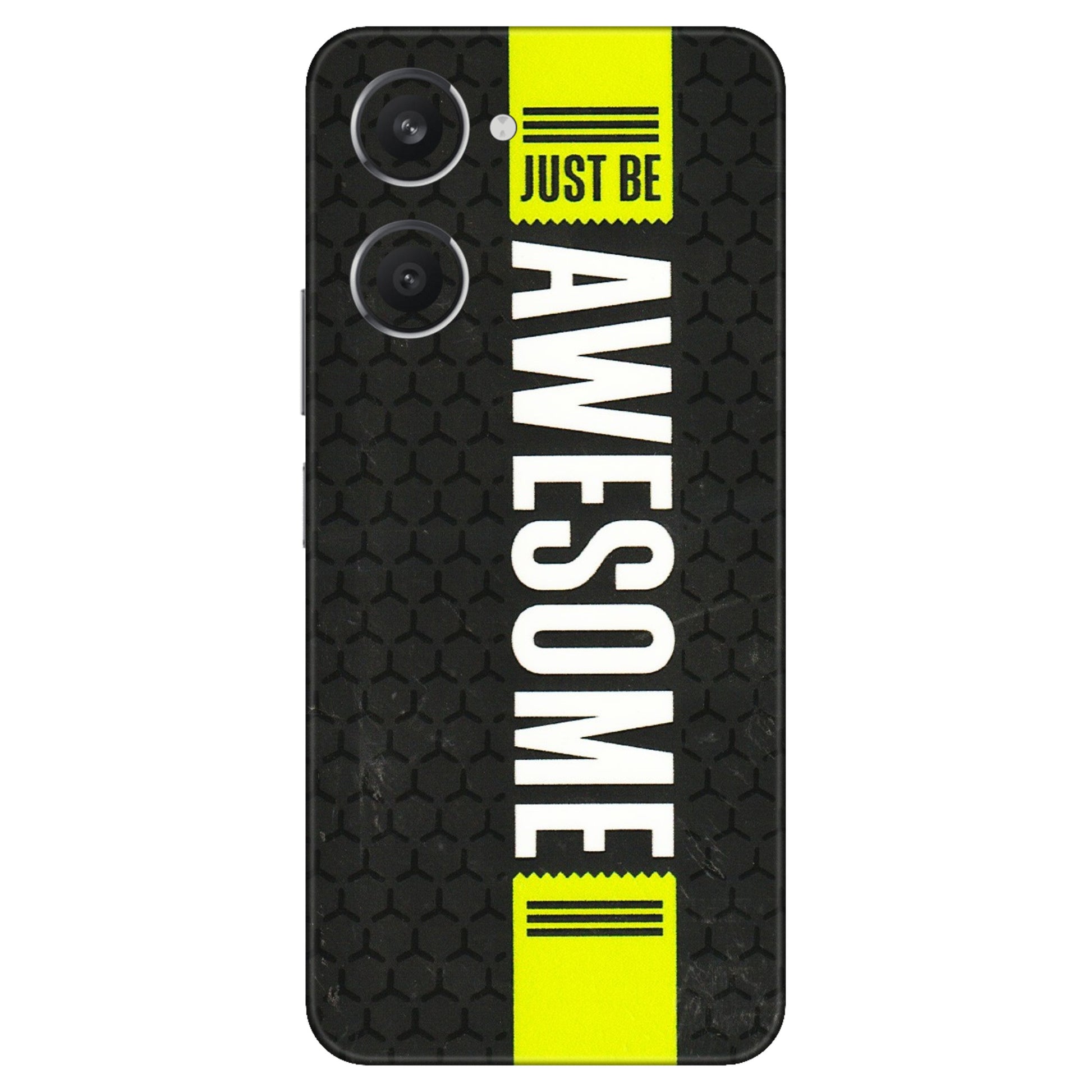 VIVO Y Series Phone Skins (All Models) - Just Be Awesome - 3D Embossed Finish (L-101) Vivo Y28S (5G)