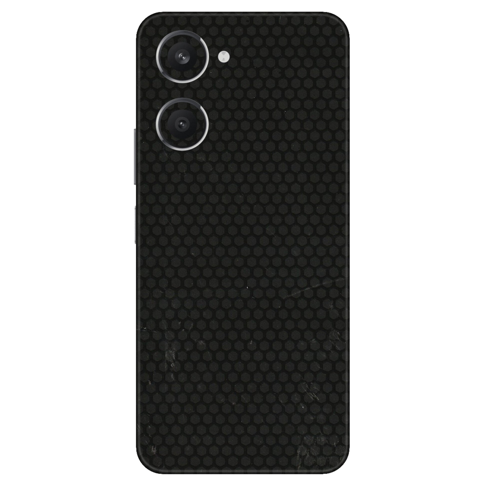 VIVO Y Series Phone Skins (All Models) - Black honeycomb - 3D Embossed Finish (L-114) Vivo Y28S (5G)