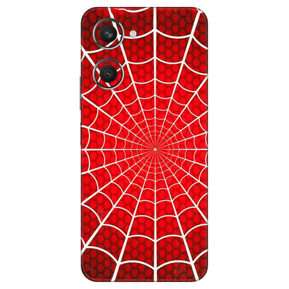 VIVO Y Series Phone Skins (All Models) - Classic Spidey Web - 3D Embossed Finish (L-115) Vivo Y28S (5G)