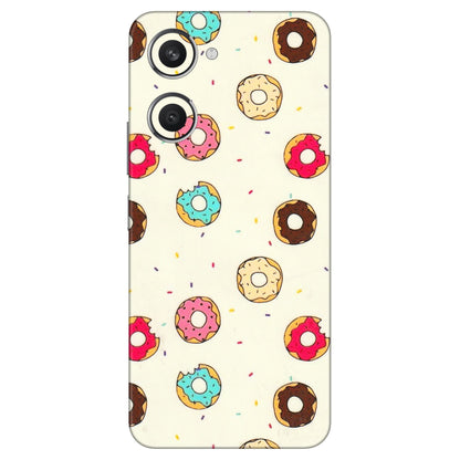 VIVO Y Series Phone Skins (All Models) - Mini Donuts Doodle Art - 3D Embossed Finish (L-122) Vivo Y28S (5G)