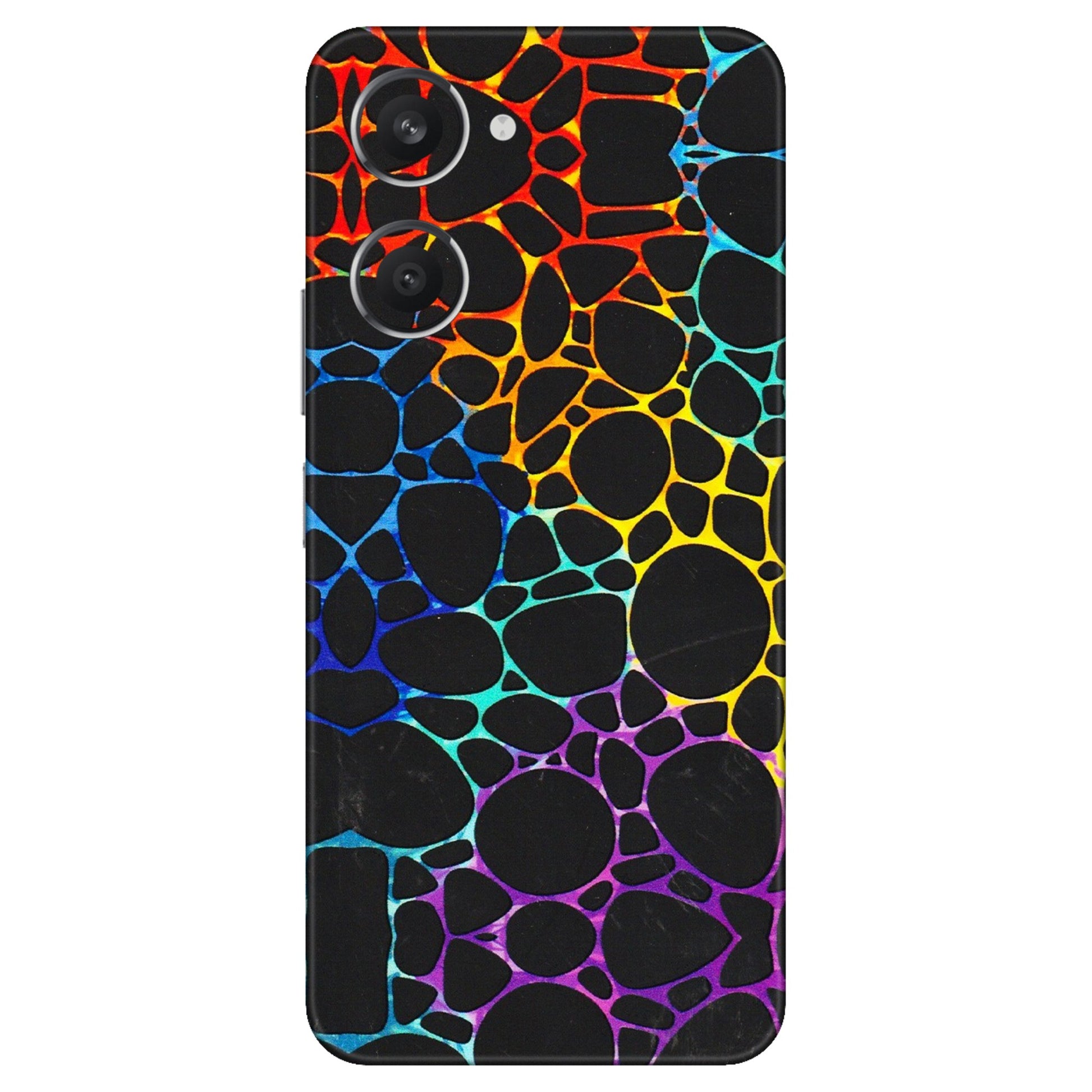 VIVO Y Series Phone Skins (All Models) - Abstract Art MultiColour - 3D Embossed Finish (L-133) Vivo Y28S (5G)