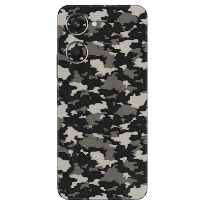 VIVO Y Series Phone Skins (All Models) - Black/Grey Camoflaunge - 3D Embossed Finish (L-142) Vivo Y28S (5G)