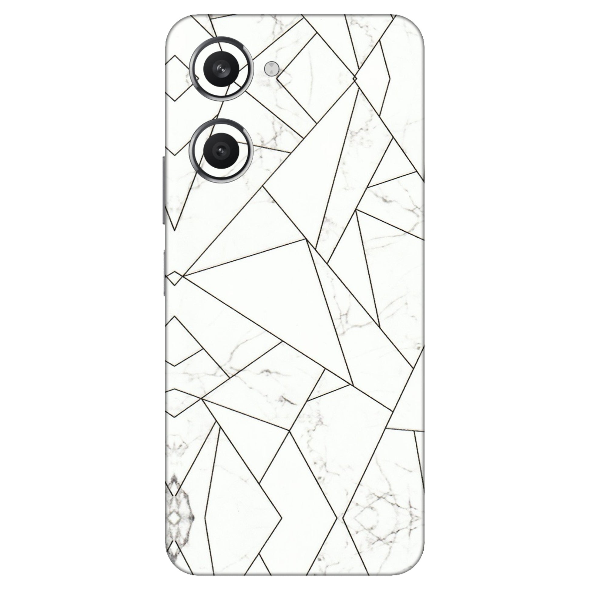 VIVO Y Series Phone Skins (All Models) - Luxury White Marble Effect - 3D Embossed Finish (L-168) Vivo Y28S (5G)