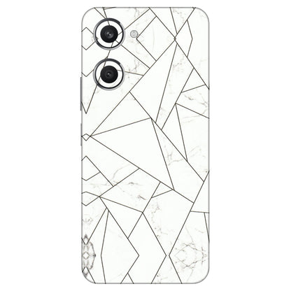 VIVO Y Series Phone Skins (All Models) - Luxury White Marble Effect - 3D Embossed Finish (L-168) Vivo Y28S (5G)