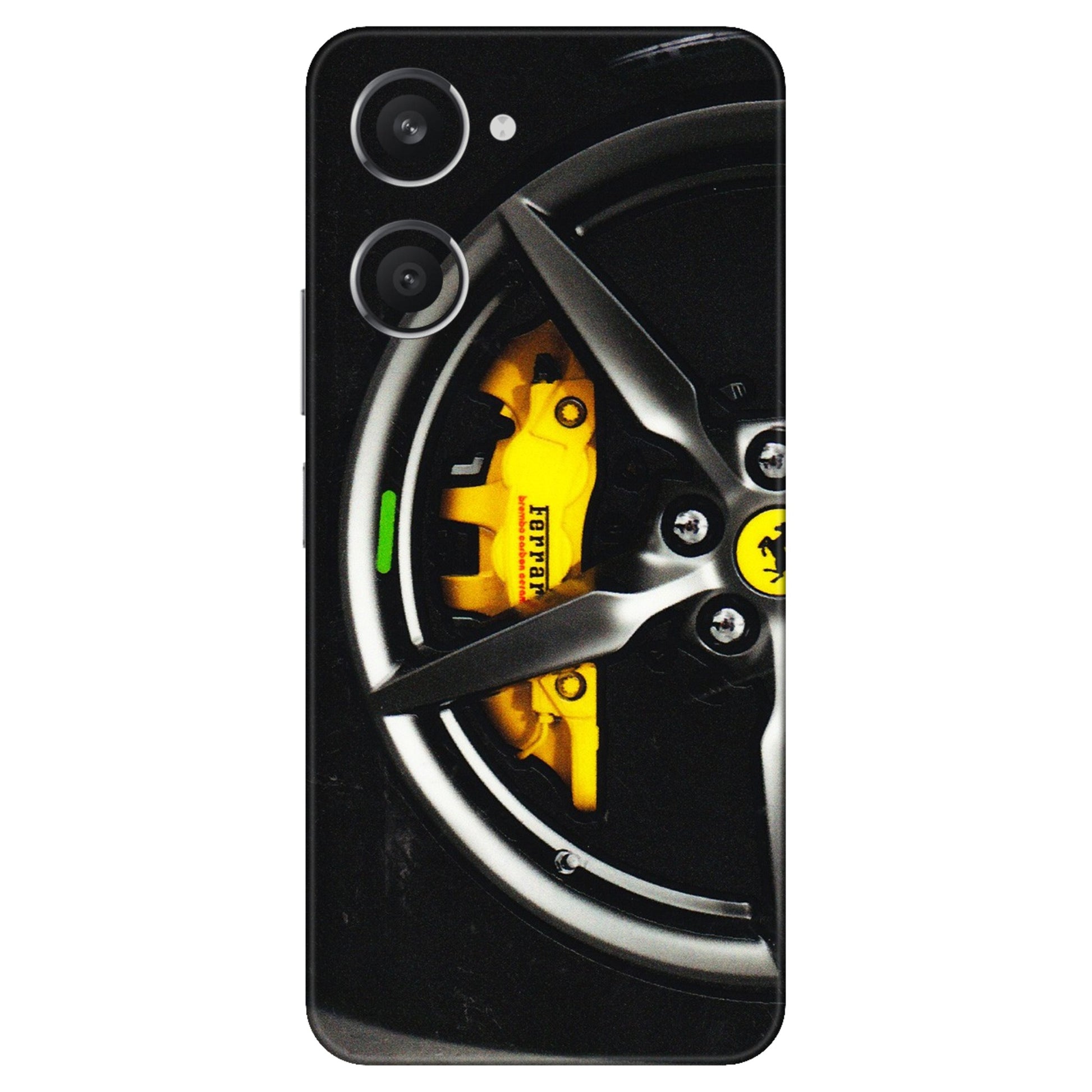 VIVO Y Series Phone Skins (All Models) - Ferrari Wheel Alloy - 3D Embossed Finish (L-173) Vivo Y28S (5G)