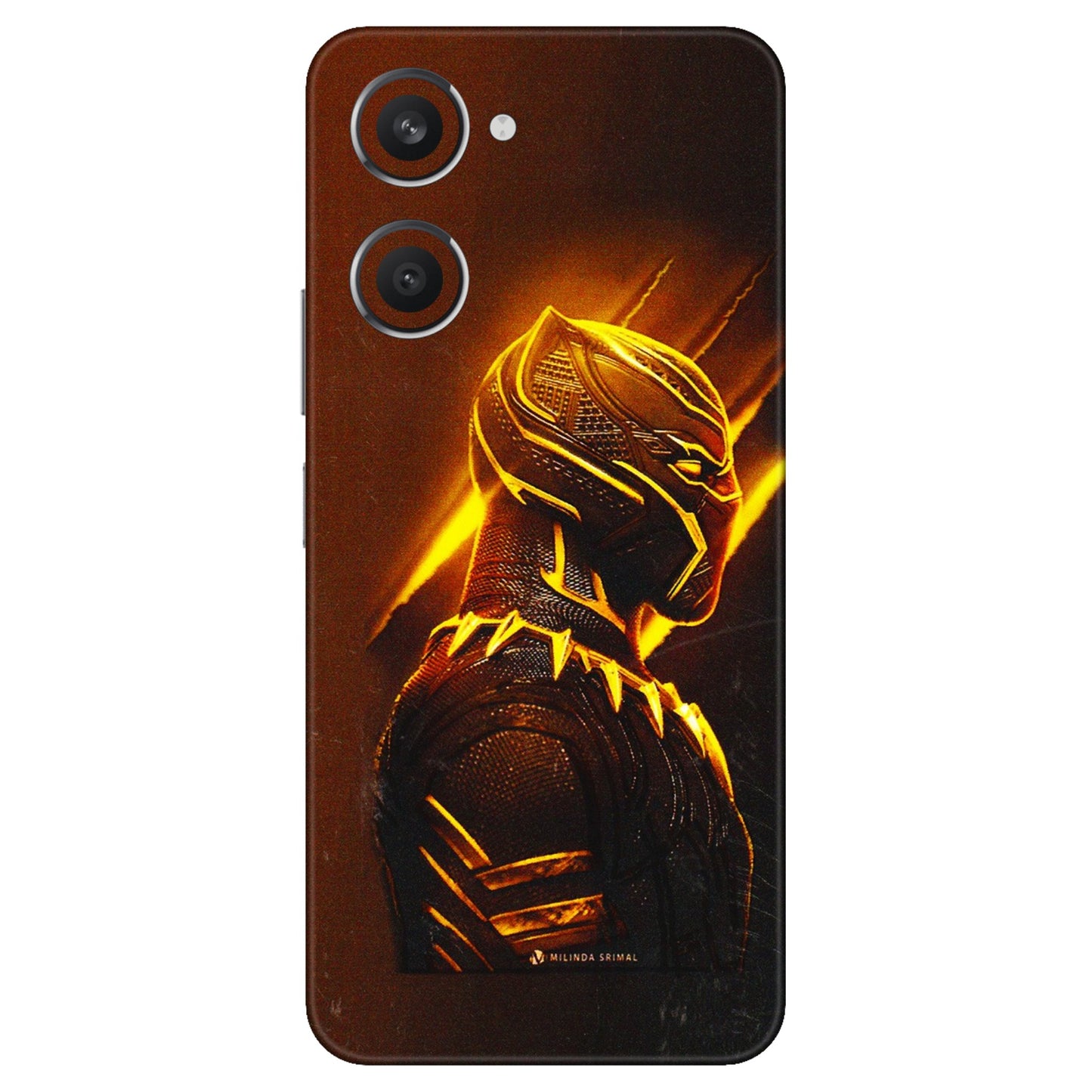 VIVO Y Series Phone Skins (All Models) - Gold Black Panther - 3D Embossed Finish (L-181) Vivo Y28S (5G)