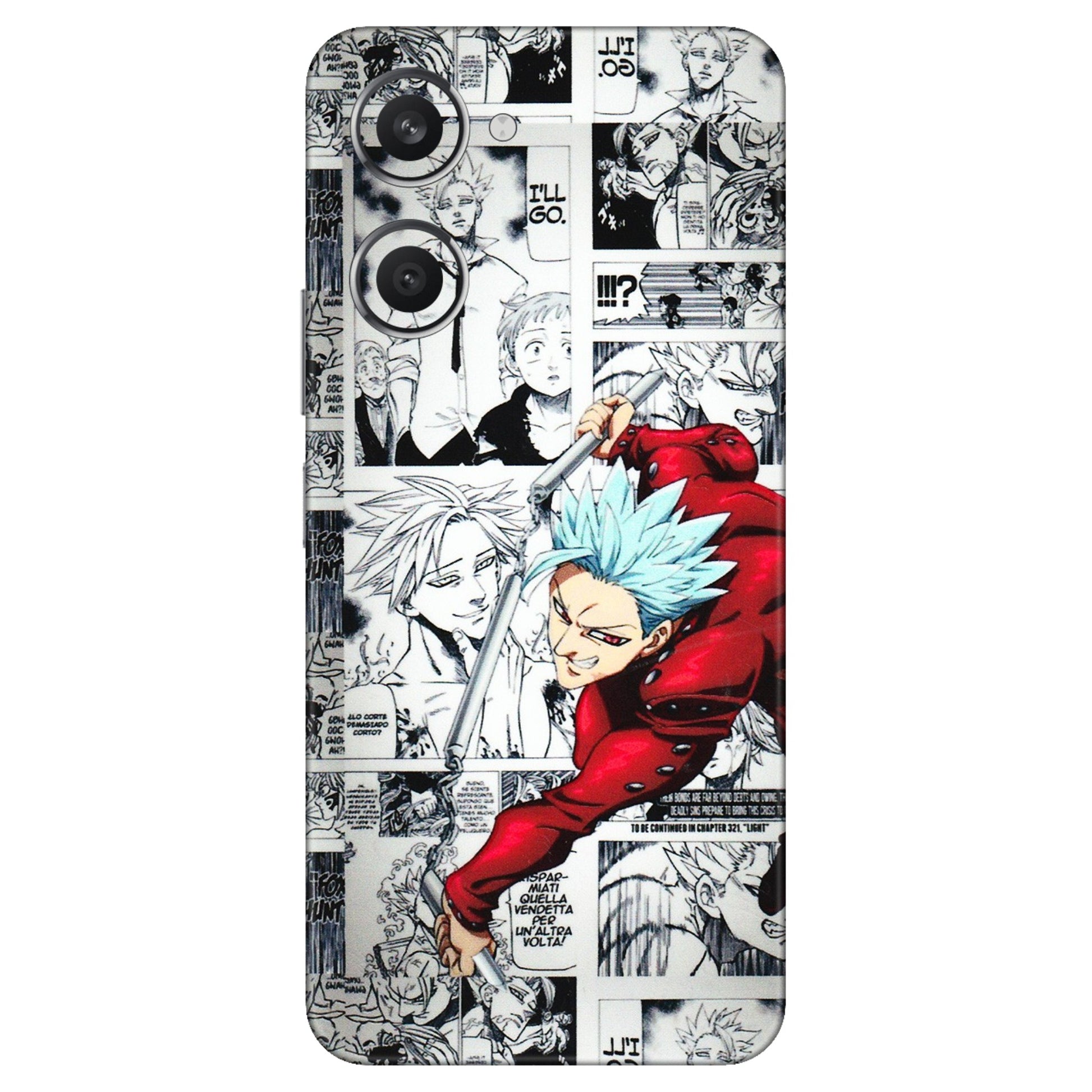 VIVO Y Series Phone Skins (All Models) - Anime Comic - 3D Embossed Finish (L-192) Vivo Y28S (5G)
