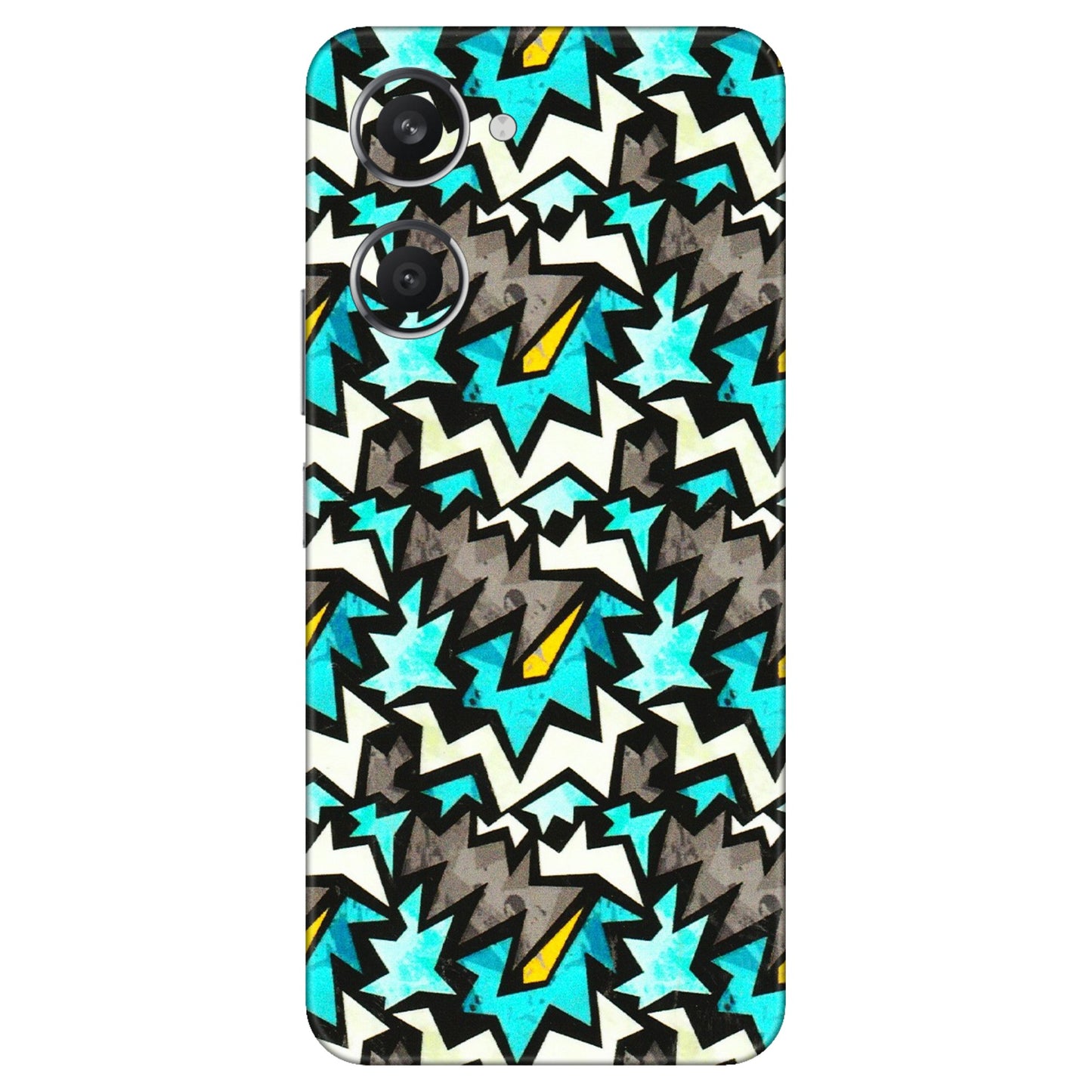 VIVO Y Series Phone Skins (All Models) - Funky Zig Zag - 3D Embossed Finish (L-223) Vivo Y28S (5G)