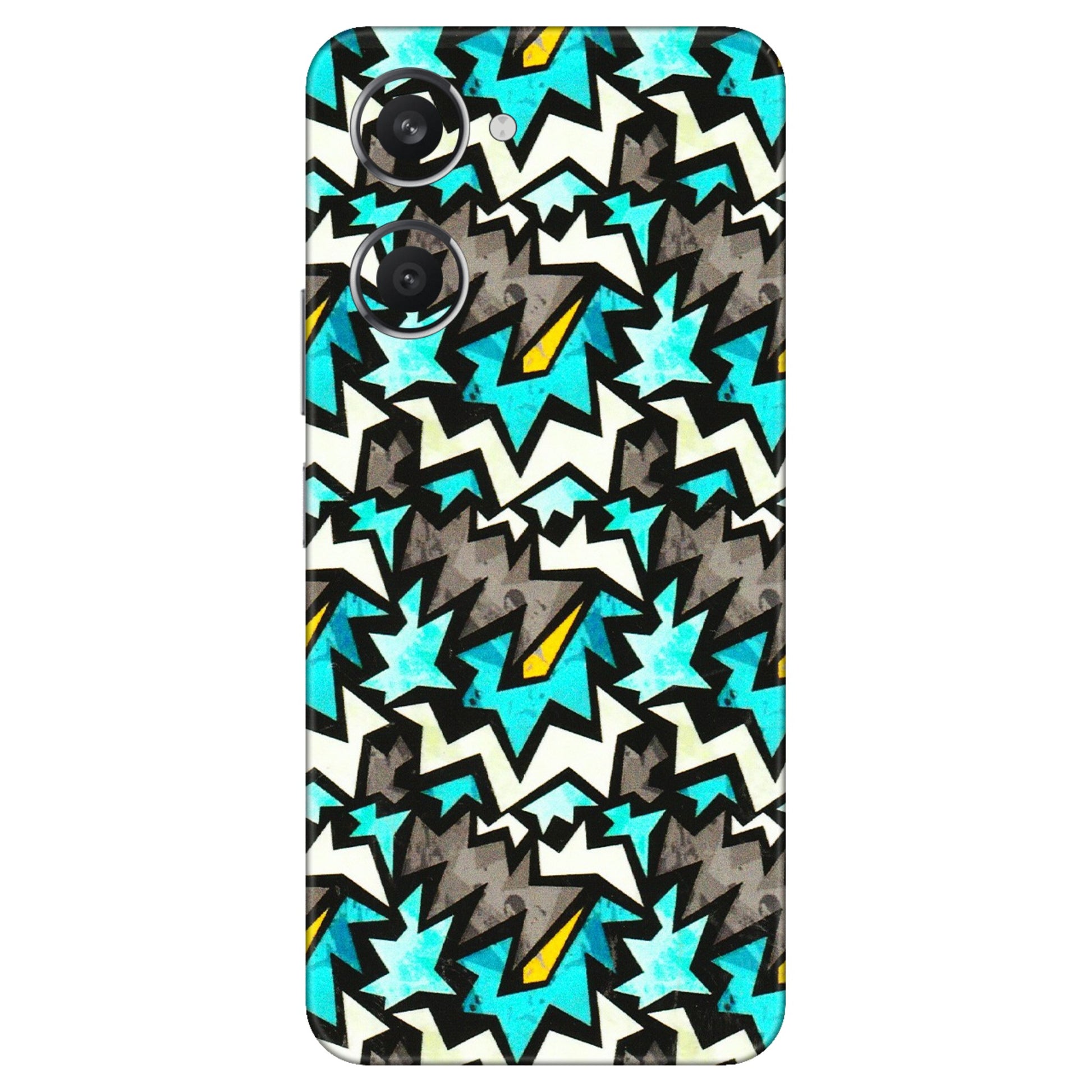 VIVO Y Series Phone Skins (All Models) - Funky Zig Zag - 3D Embossed Finish (L-223) Vivo Y28S (5G)