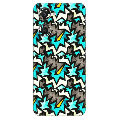 VIVO Y Series Phone Skins (All Models) - Funky Zig Zag - 3D Embossed Finish (L-223) Vivo Y28S (5G)