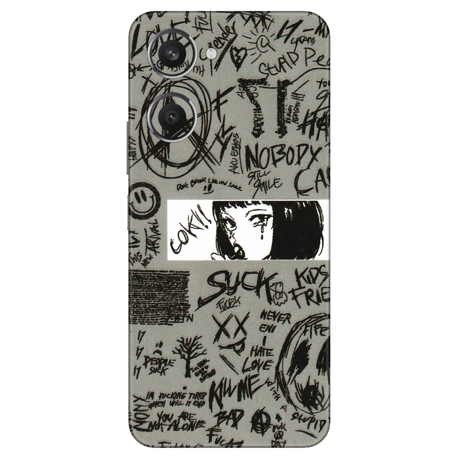 VIVO Y Series Phone Skins (All Models) - Never Have Love Anime - 3D Embossed Finish (L-260) Vivo Y28S (5G)