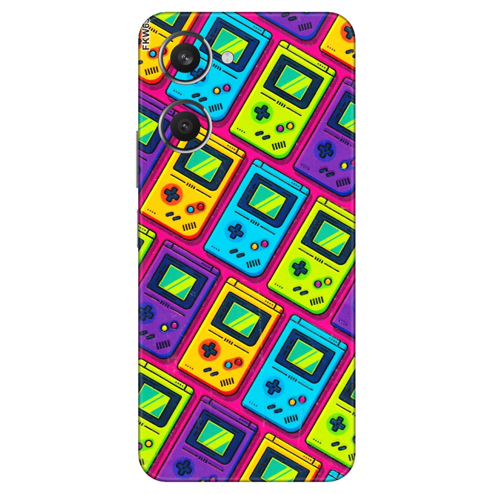 VIVO Y Series Phone Skins (All Models) - Gameboy Colourful - 3D Embossed Finish (L-266) Vivo Y28S (5G)