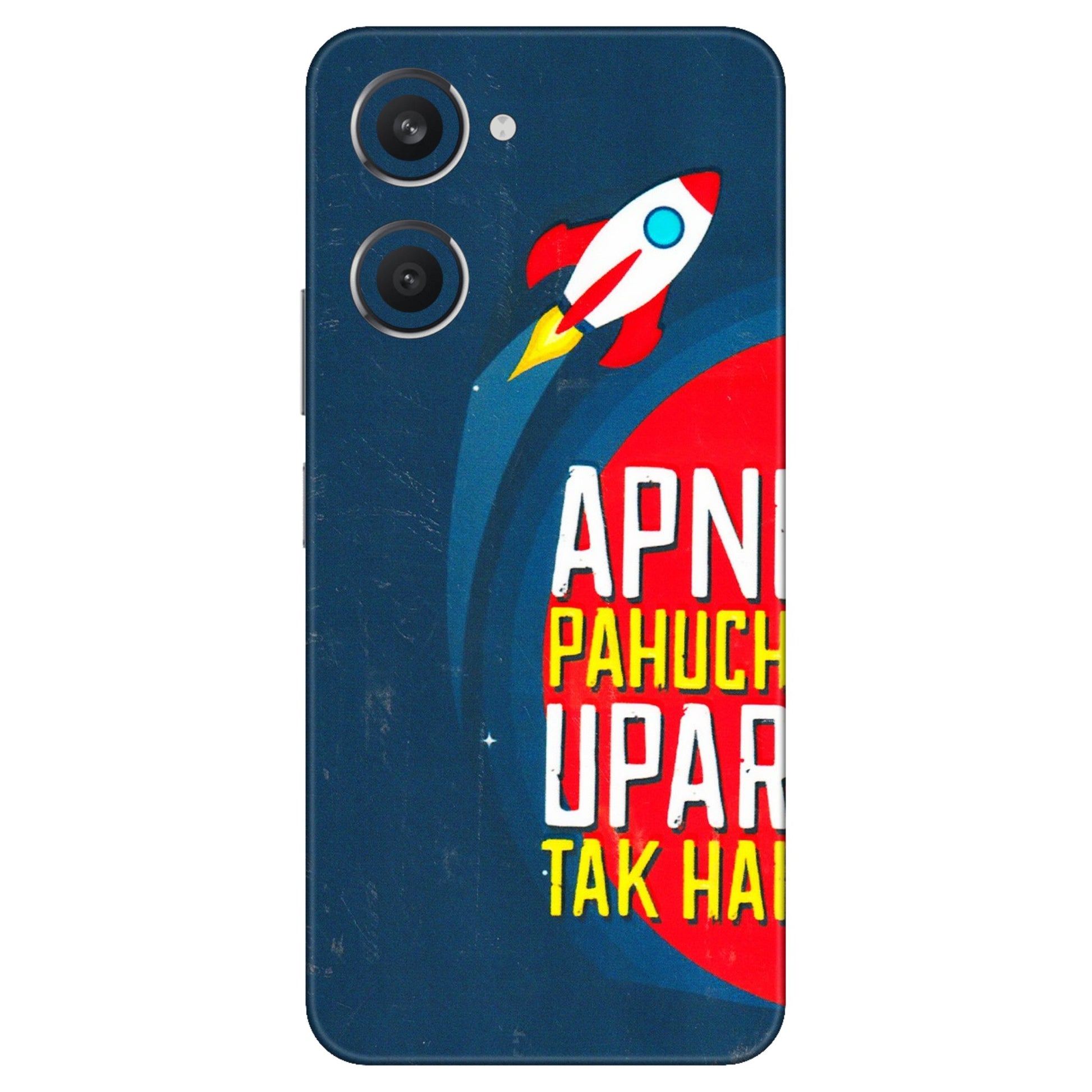 VIVO Y Series Phone Skins (All Models) - Apni Pahuch Upar Tak Hai - 3D Embossed Finish (L-276) Vivo Y28S (5G)