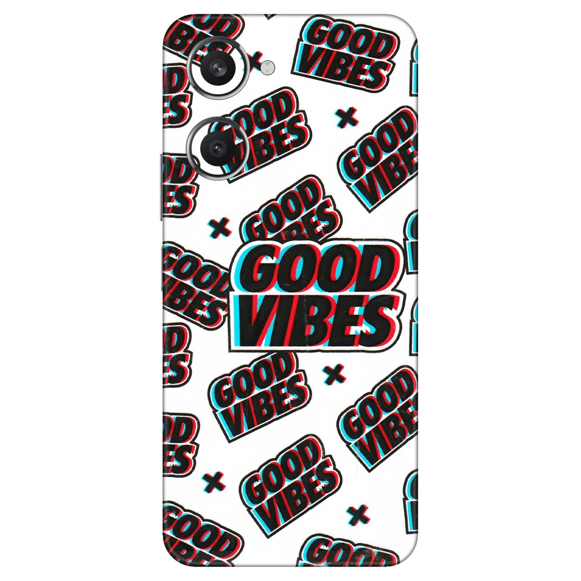 VIVO Y Series Phone Skins (All Models) - Good Vibes - 3D Embossed Finish (L-282) Vivo Y28S (5G)