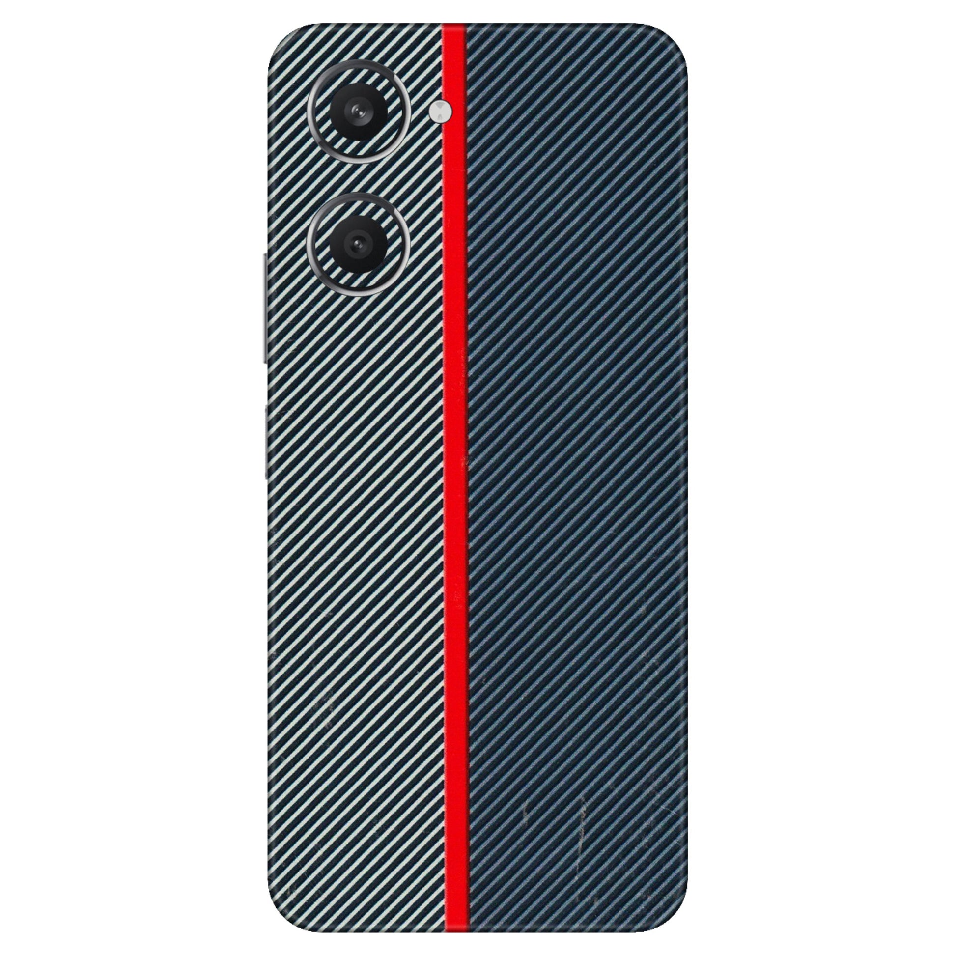 VIVO Y Series Phone Skins (All Models) - Blue Sober Lines - 3D Embossed Finish (L-305) Vivo Y28S (5G)