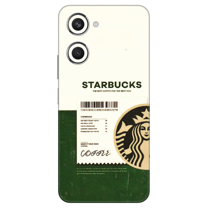 VIVO Y Series Phone Skins (All Models) - Starbucks Barcode - 3D Embossed Finish (L-308) Vivo Y28S (5G)