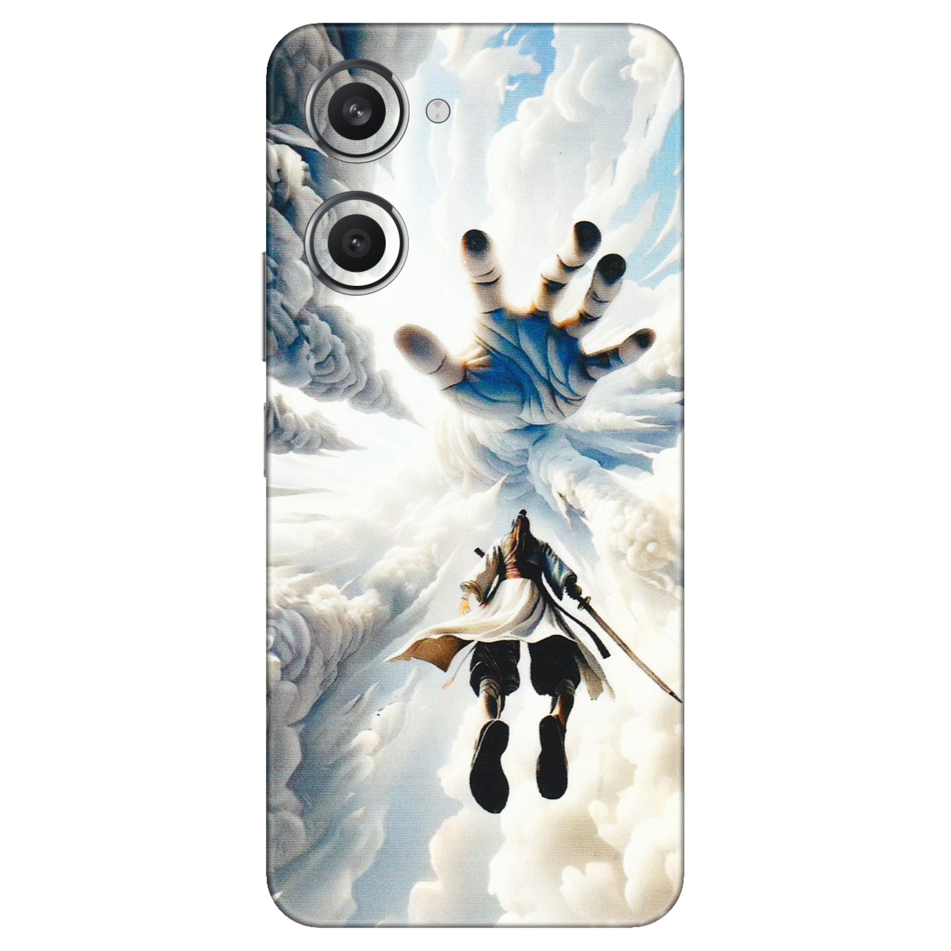 VIVO Y Series Phone Skins (All Models) - Big Hand With Monkey King - 3D Embossed Finish (L-323) Vivo Y28S (5G)