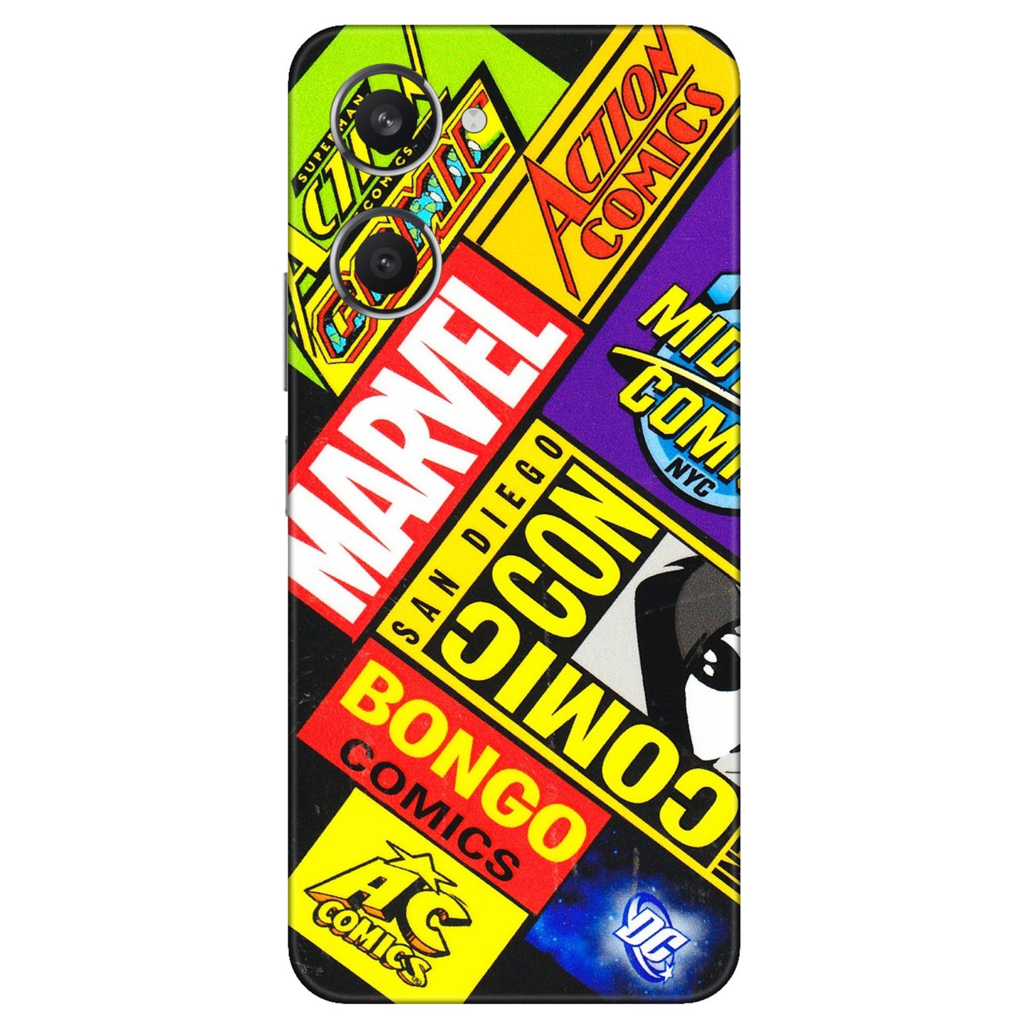 VIVO Y Series Phone Skins (All Models) - Bongo Comic Con - 3D Embossed Finish (L-325) Vivo Y28S (5G)