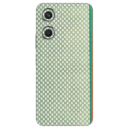 VIVO Y Series Phone Skins (All Models) - Gucci Fabric Pattern - 3D Embossed Finish (L-73) Vivo Y28S (5G)