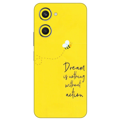 VIVO Y Series Phone Skins (All Models) - Dream Is Nothing Without Action - Matte Finish (M-138) Vivo Y28S (5G)