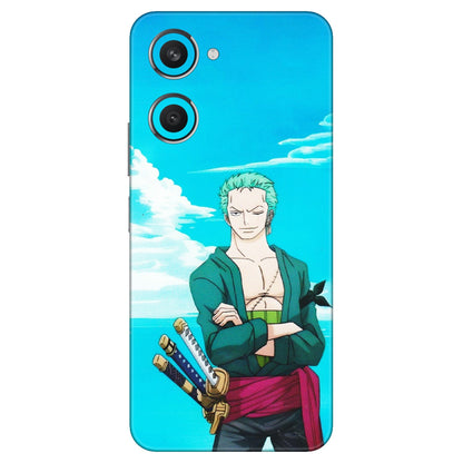 VIVO Y Series Phone Skins (All Models) - Cool Swordman Zoro Anime - Matte Finish (M-143) Vivo Y28S (5G)