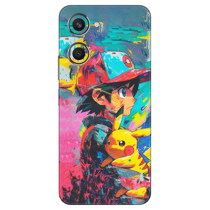 VIVO Y Series Phone Skins (All Models) - Ash & Pikachu - Matte Finish (M-26)