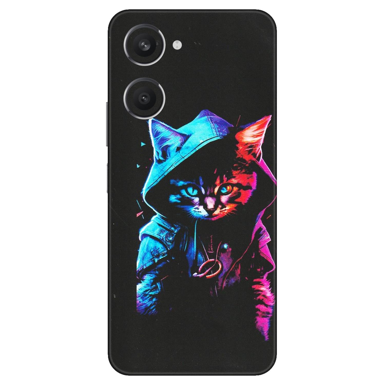 VIVO Y Series Phone Skins (All Models) - Cyberpunk Cat - Matte Finish (M-45) Vivo Y28S (5G)