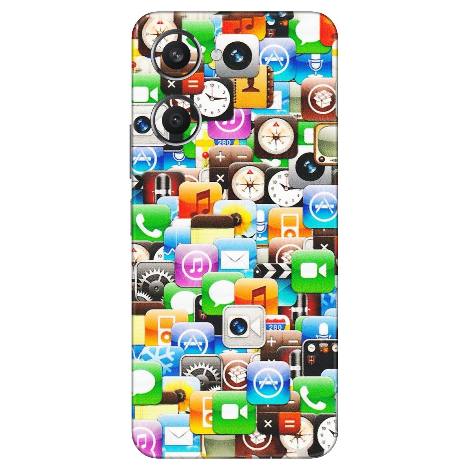 VIVO Y Series Phone Skins (All Models) - All Apple Icons - Matte Finish (M-93) Vivo Y28S (5G)