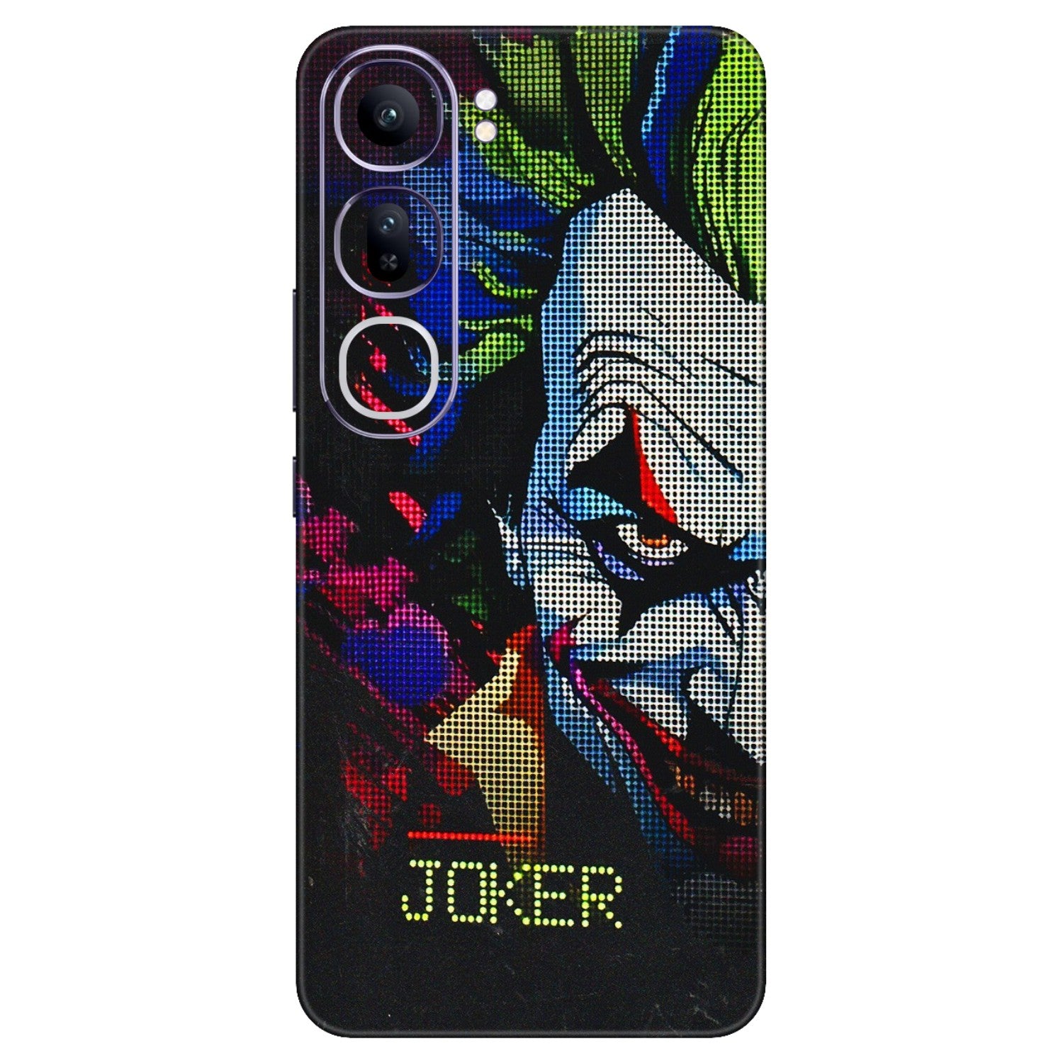 VIVO Y Series Phone Skins (All Models) - Joker Dot Matrix - 3D Embossed Finish (L-08) Vivo Y300 (5G)