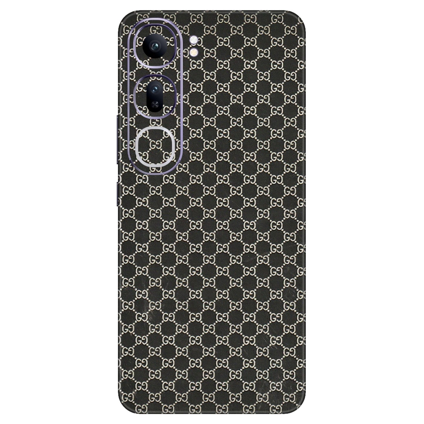 VIVO Y Series Phone Skins (All Models) - Black G Print - 3D Embossed Finish (L-109) Vivo Y300 (5G)