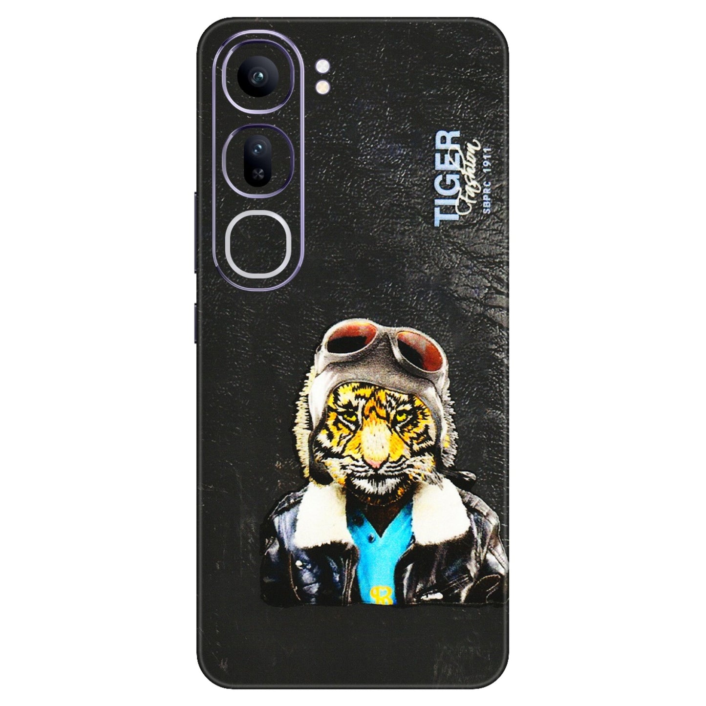 VIVO Y Series Phone Skins (All Models) - Rider Tiger - 3D Embossed Finish (L-113) Vivo Y300 (5G)