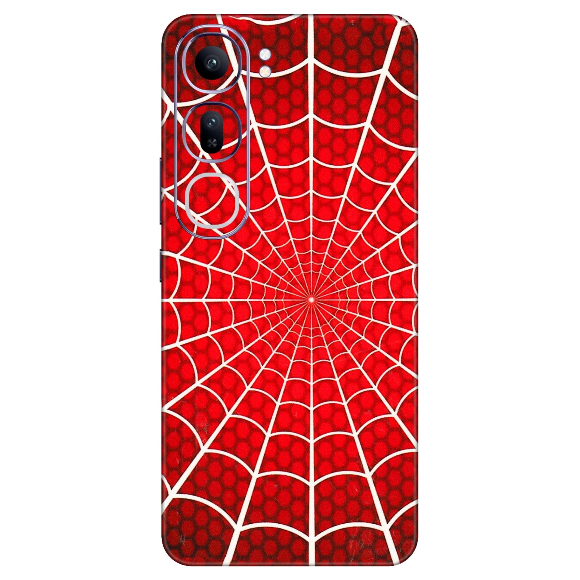 VIVO Y Series Phone Skins (All Models) - Classic Spidey Web - 3D Embossed Finish (L-115) Vivo Y300 (5G)