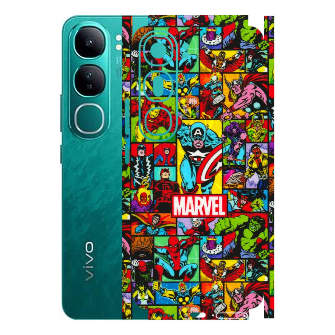 VIVO Y Series Phone Skins (All Models) - MARVELOUS Comic Characters - 3D Embossed Finish (L-129) Vivo Y300 (5G)