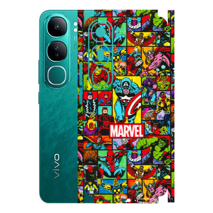 VIVO Y Series Phone Skins (All Models) - MARVELOUS Comic Characters - 3D Embossed Finish (L-129) Vivo Y300 (5G)