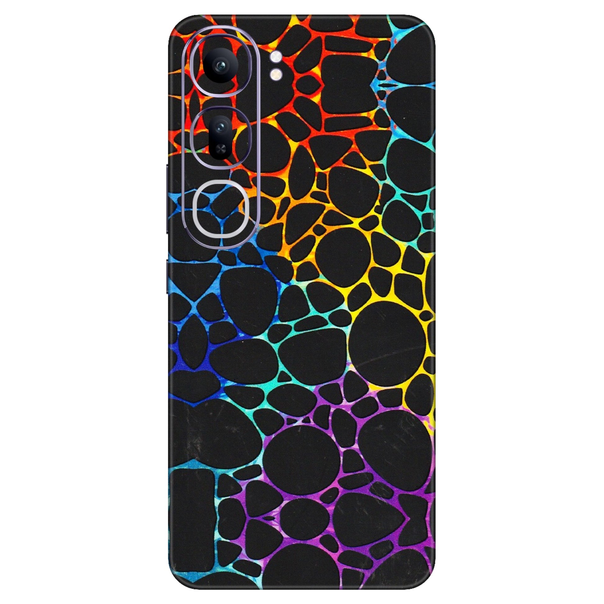 VIVO Y Series Phone Skins (All Models) - Abstract Art MultiColour - 3D Embossed Finish (L-133) Vivo Y300 (5G)