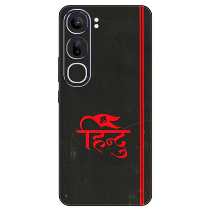 VIVO Y Series Phone Skins (All Models) - Hindu Black - 3D Embossed Finish (L-153) Vivo Y300 (5G)