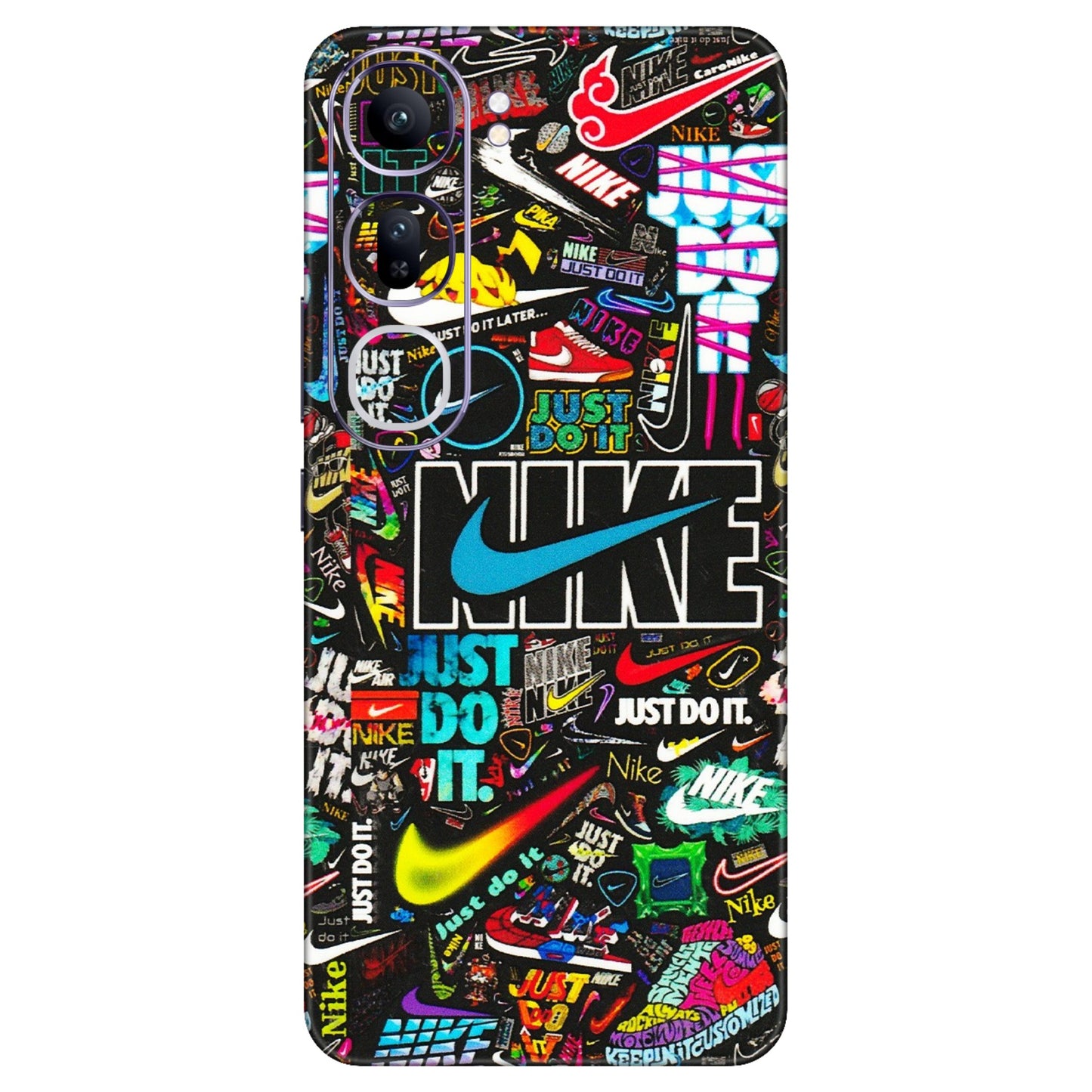 VIVO Y Series Phone Skins (All Models) - Just Do It Doodles - 3D Embossed Finish (L-166) Vivo Y300 (5G)