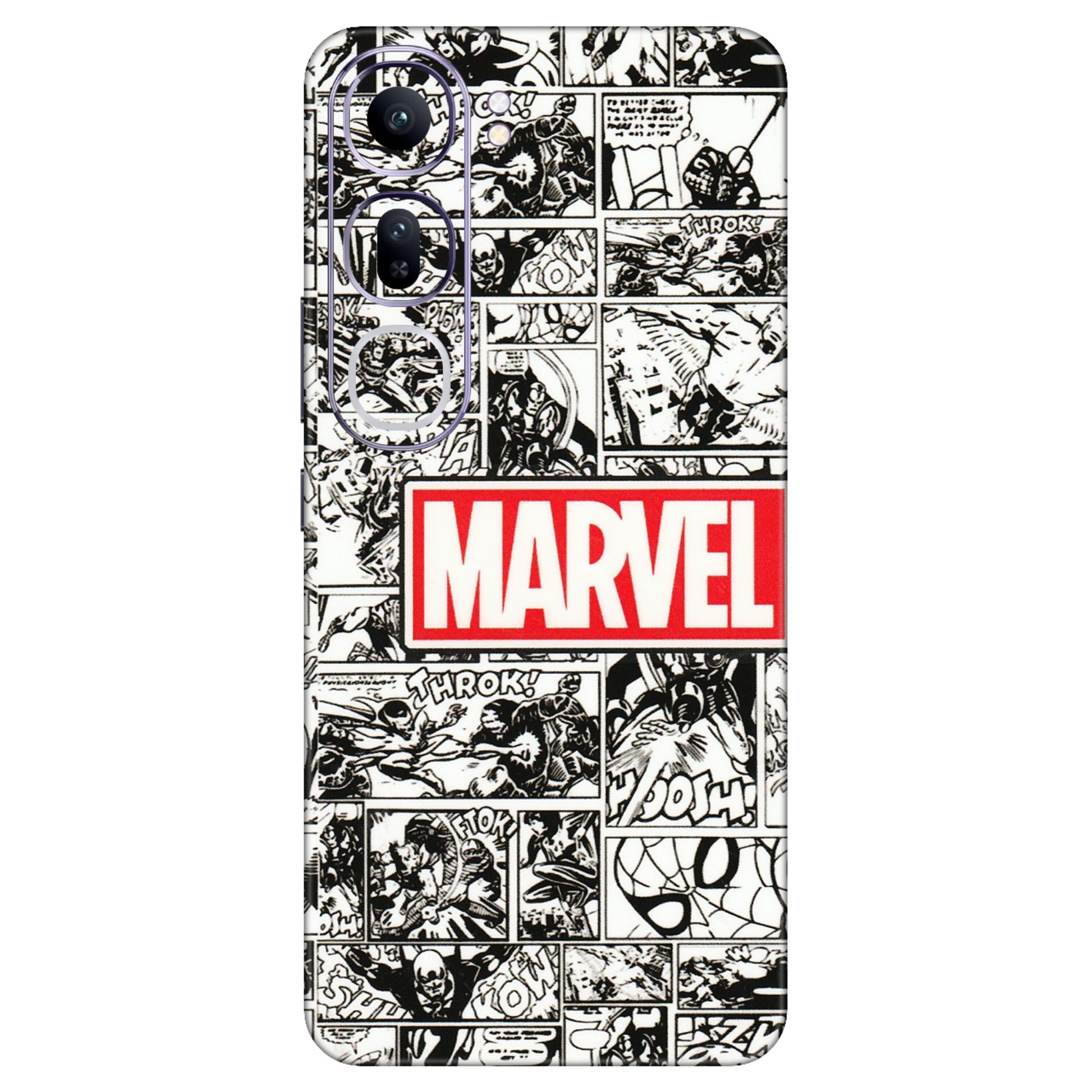 VIVO Y Series Phone Skins (All Models) - Marvel Comic - 3D Embossed Finish (L-171) Vivo Y300 (5G)