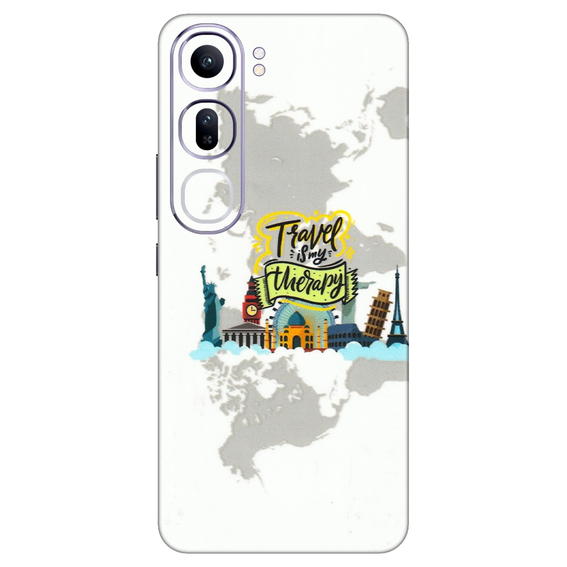 VIVO Y Series Phone Skins (All Models) - Travel Therapy - 3D Embossed Finish (L-199) Vivo Y300 (5G)