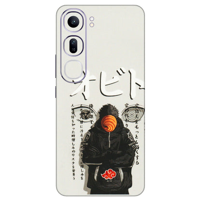 VIVO Y Series Phone Skins (All Models) - Obito Anime Eye - 3D Embossed Finish (L-19) Vivo Y300 (5G)