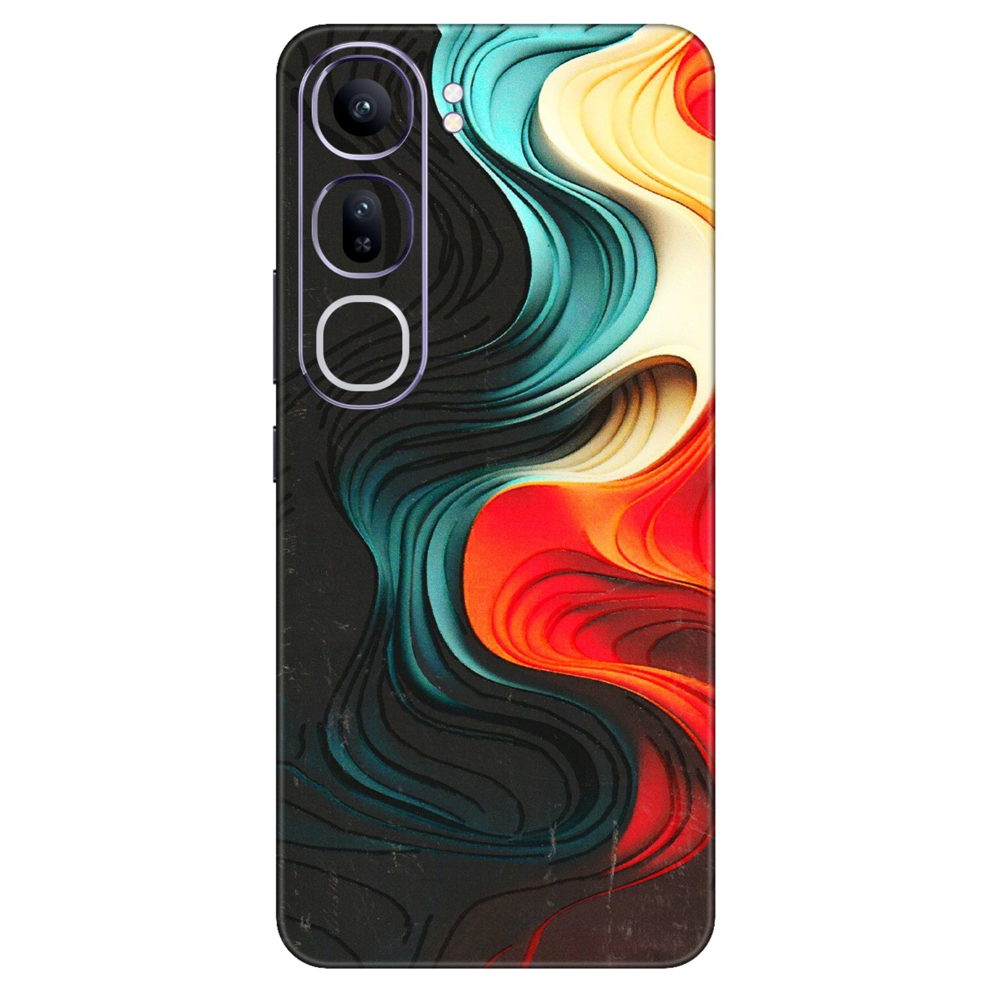 VIVO Y Series Phone Skins (All Models) - The Silky Swirl - 3D Embossed Finish (L-240) Vivo Y300 (5G)