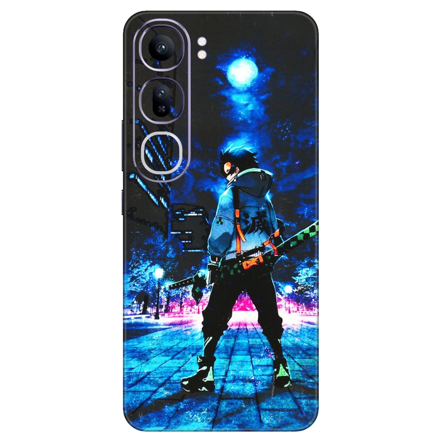 VIVO Y Series Phone Skins (All Models) - Demon Slayer Sword - 3D Embossed Finish (L-247) Vivo Y300 (5G)