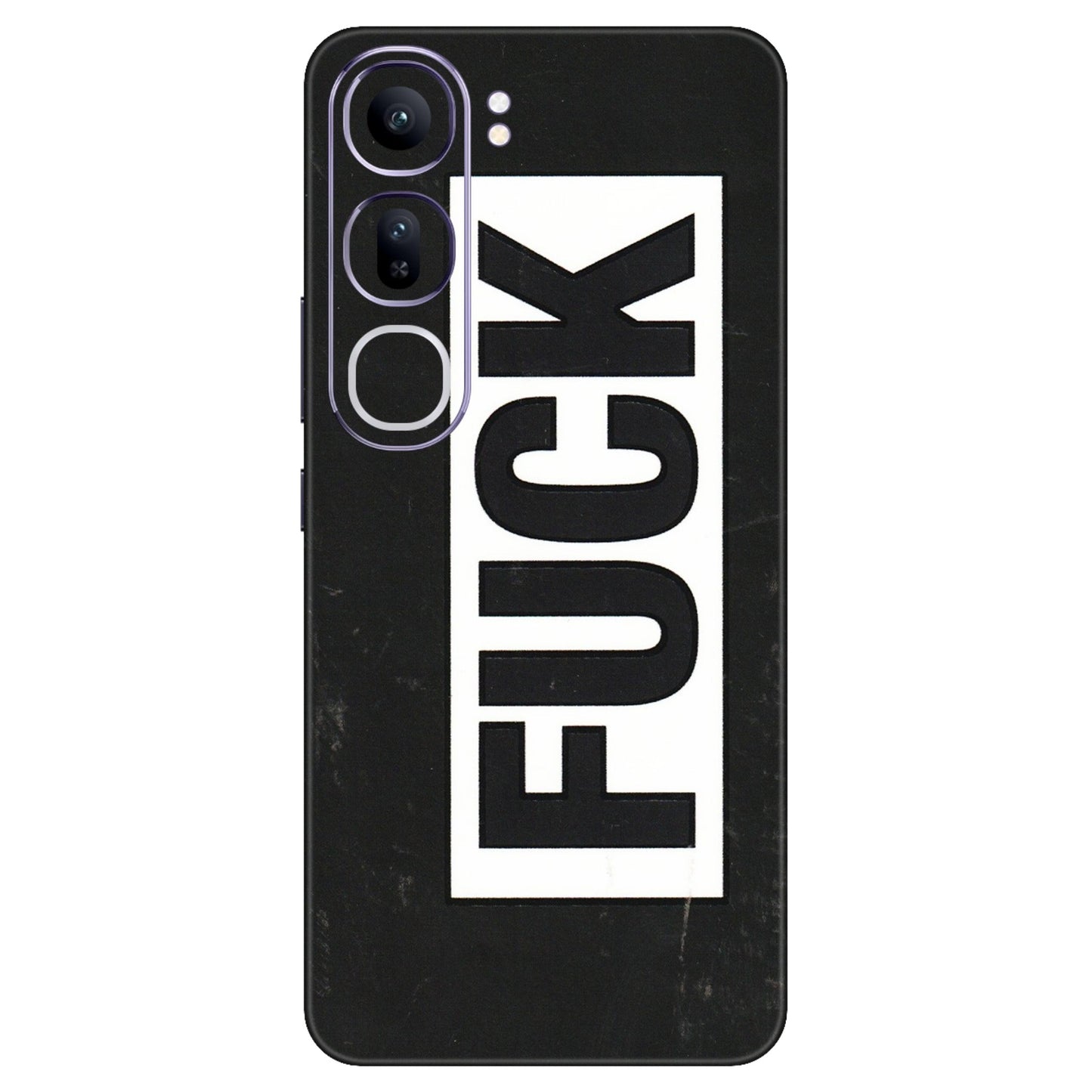 VIVO Y Series Phone Skins (All Models) - The F Word - 3D Embossed Finish (L-255) Vivo Y300 (5G)