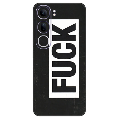 VIVO Y Series Phone Skins (All Models) - The F Word - 3D Embossed Finish (L-255) Vivo Y300 (5G)