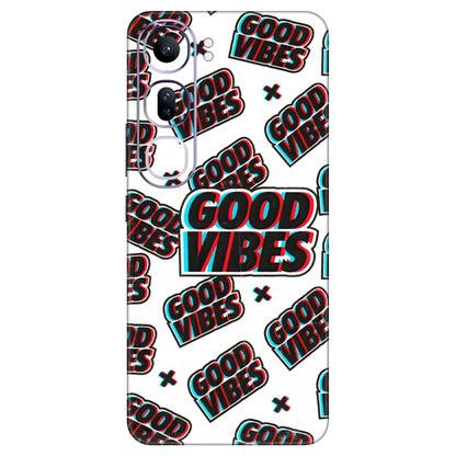 VIVO Y Series Phone Skins (All Models) - Good Vibes - 3D Embossed Finish (L-282) Vivo Y300 (5G)