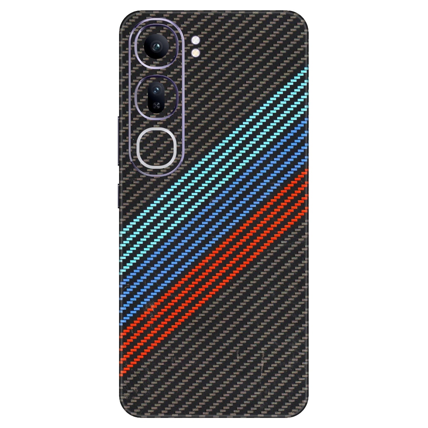 VIVO Y Series Phone Skins (All Models) - Carbon BM - 3D Embossed Finish (L-302) Vivo Y300 (5G)