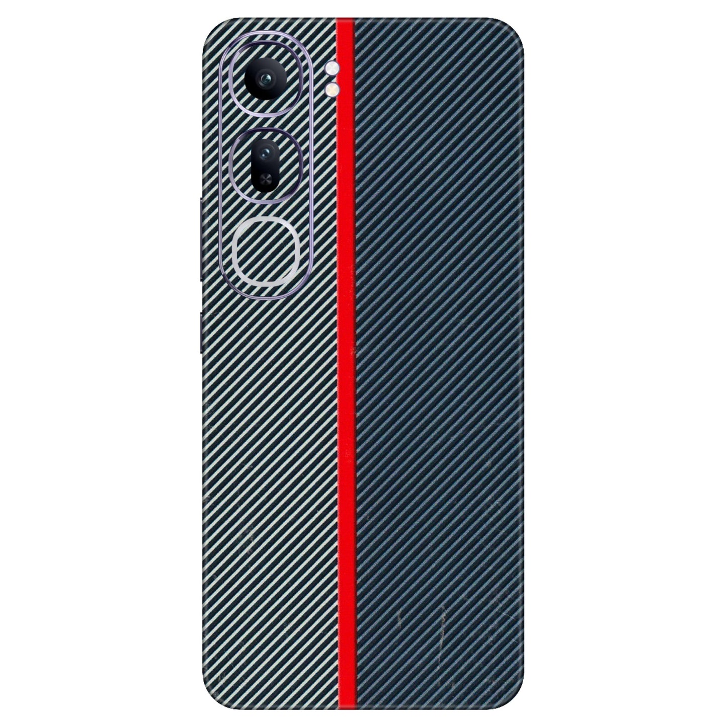 VIVO Y Series Phone Skins (All Models) - Blue Sober Lines - 3D Embossed Finish (L-305) Vivo Y300 (5G)